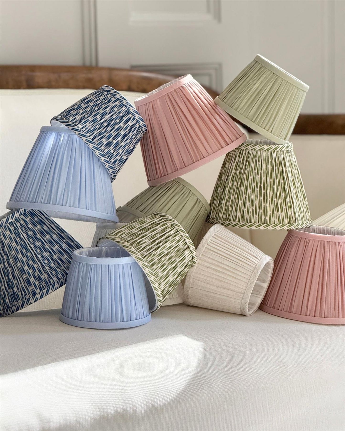 Skjerm grønn mønster stoff stor - ZhosLaila