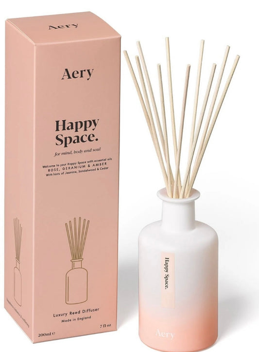 Aery Happy Space - ROSE GERANIUM OG AMBER 200ml