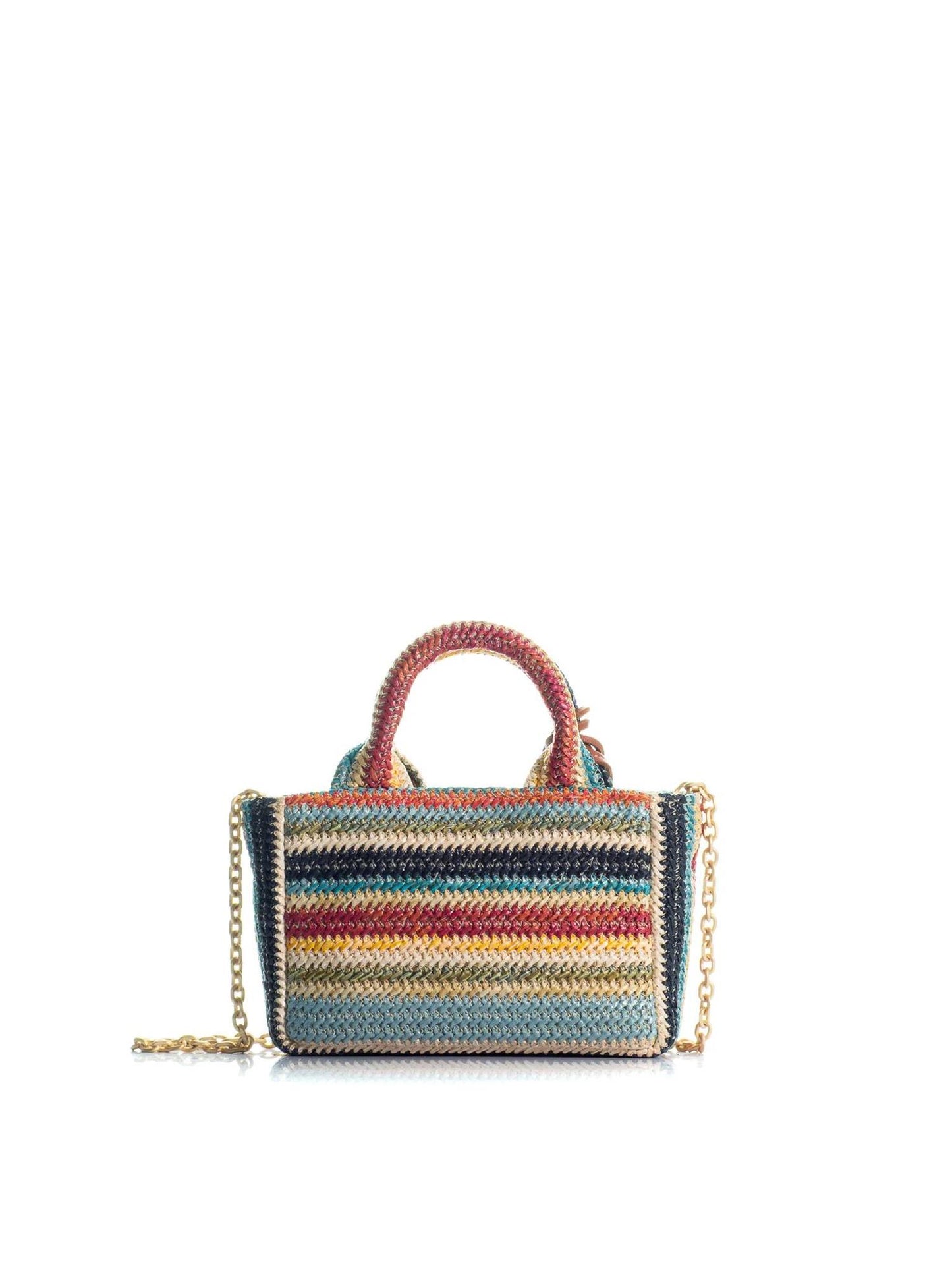 Kooreloo Den sjarmerende mini-vesken Raffia