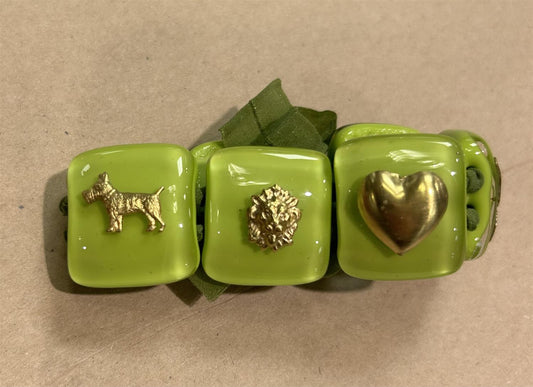 Armbånd med 7 stener kvadrag - ZhosLaila