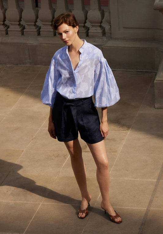 Ema Nou Aurore bluse Blå