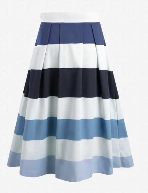Stenstrøms Kathryn skjørt - Blue Stripes
