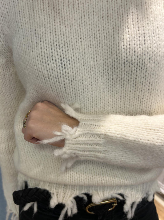 Rosso35 genser Off-White - ZhosLaila