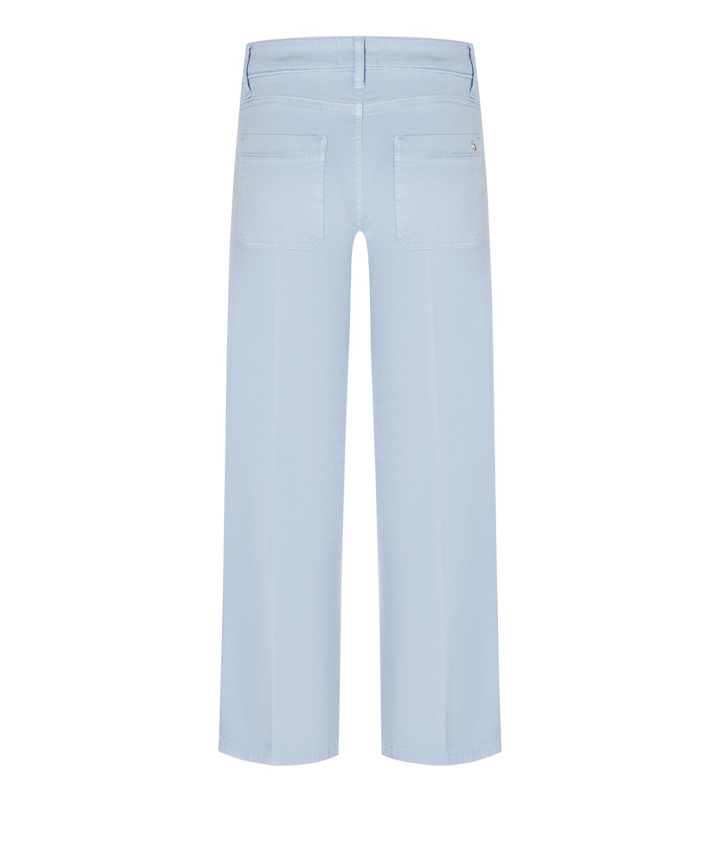 Tess cropped lyseblå