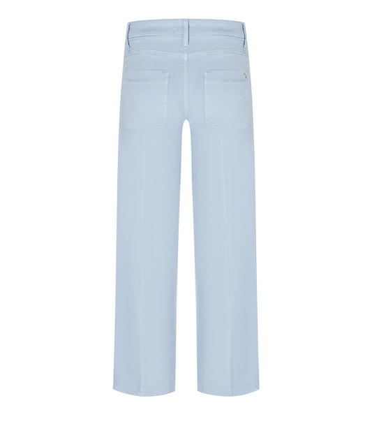Tess cropped lyseblå