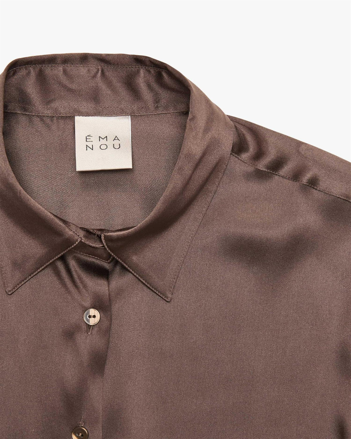 Ema Nou New Voyage skjortebluse Brun