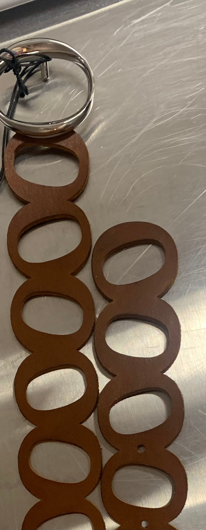 Orciani Bull Soft monogrambelte i skinn Brun - ZhosLaila