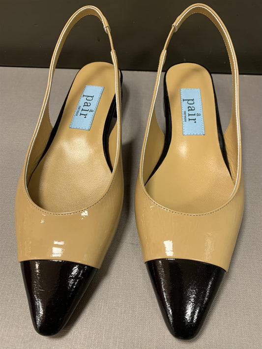 A pair Pointed Sling Back sko 2 colors - ZhosLaila