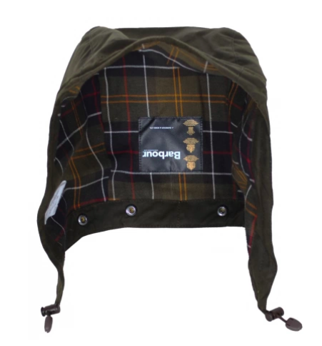Barbour Classic sylkoil hood Oliven