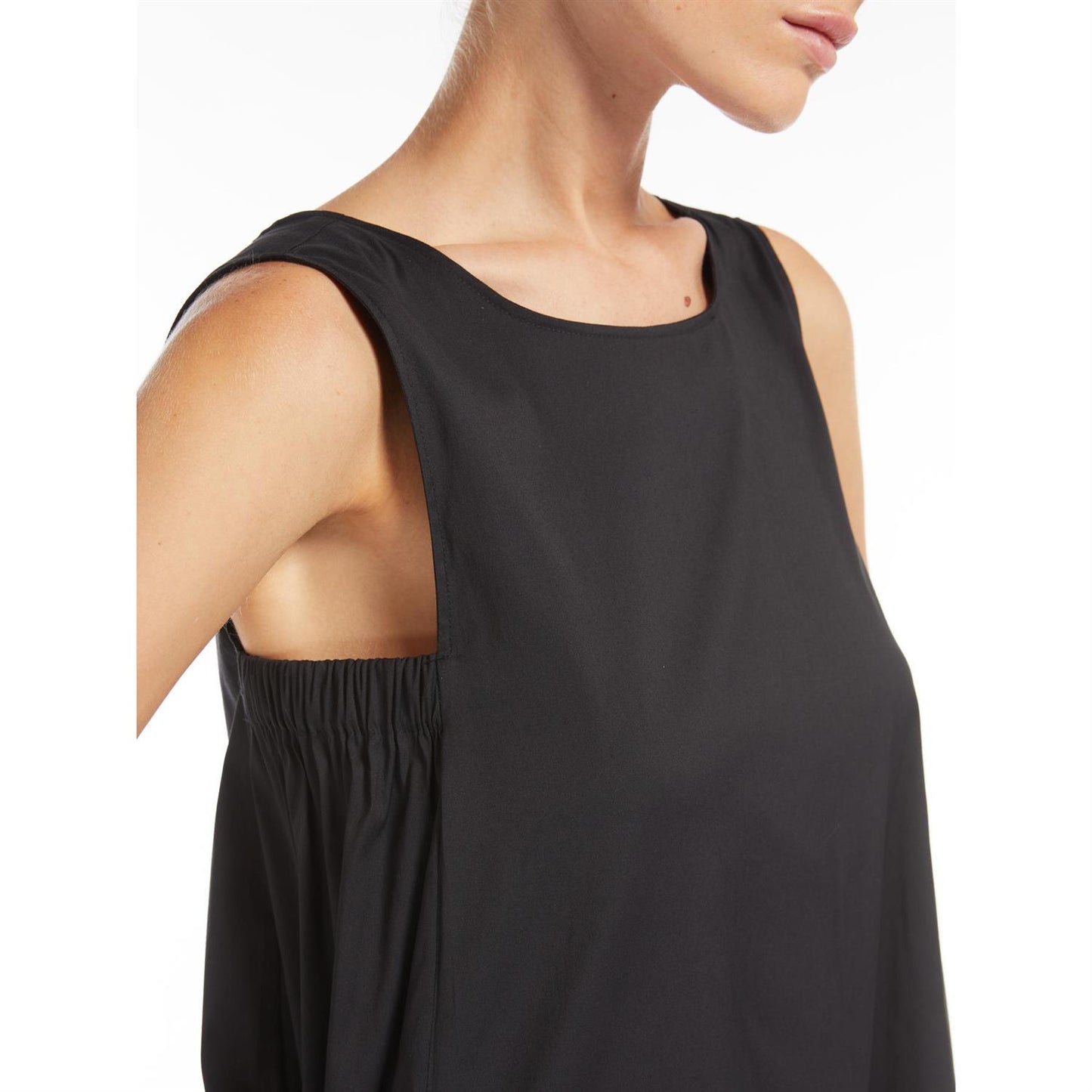 Max Mara Beachwear Campale Poplin A-line dress Sort - ZhosLaila