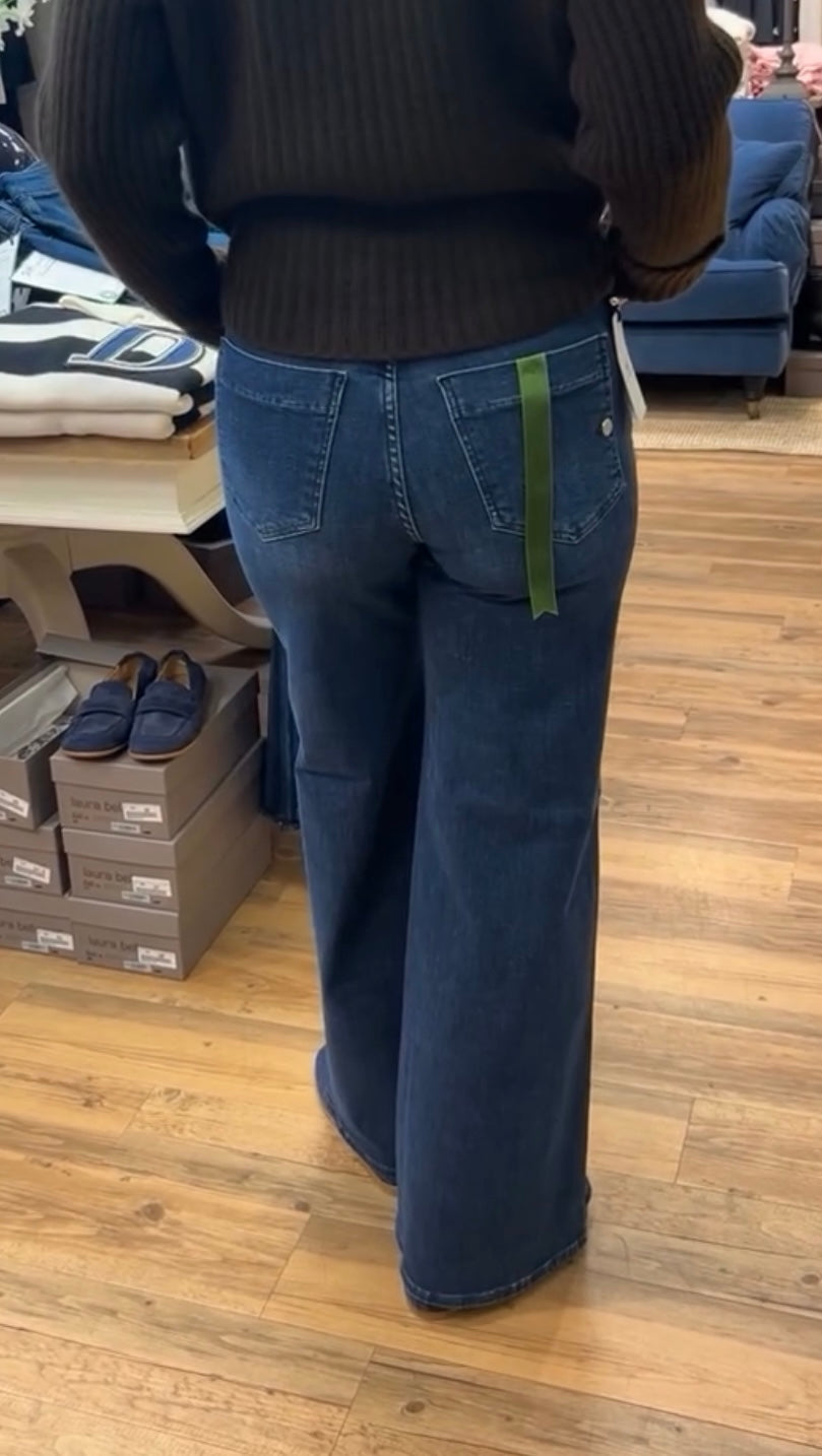 Shaft Five Organic denim Blå - ZhosLaila