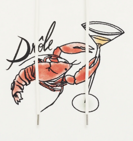 Drôle de Monsieur Le Hoodie Lobster Off-white