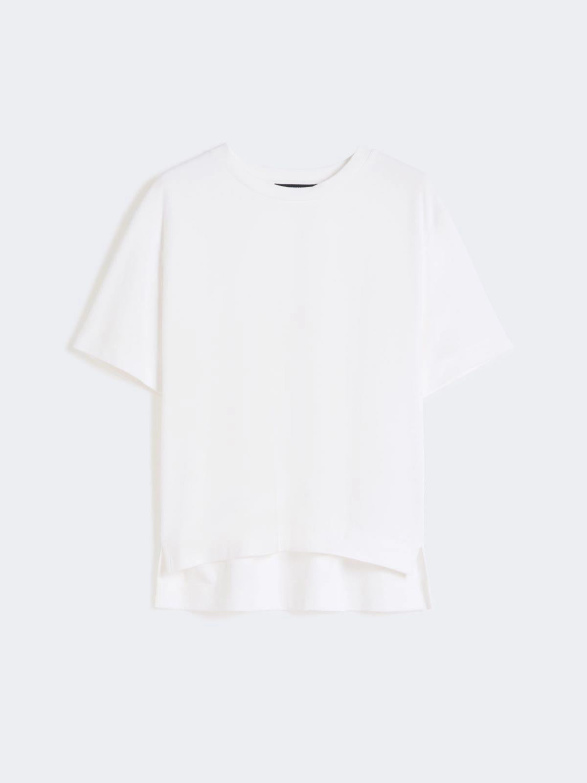 Max Mara T-skjorte i bomullsjersey Hvit