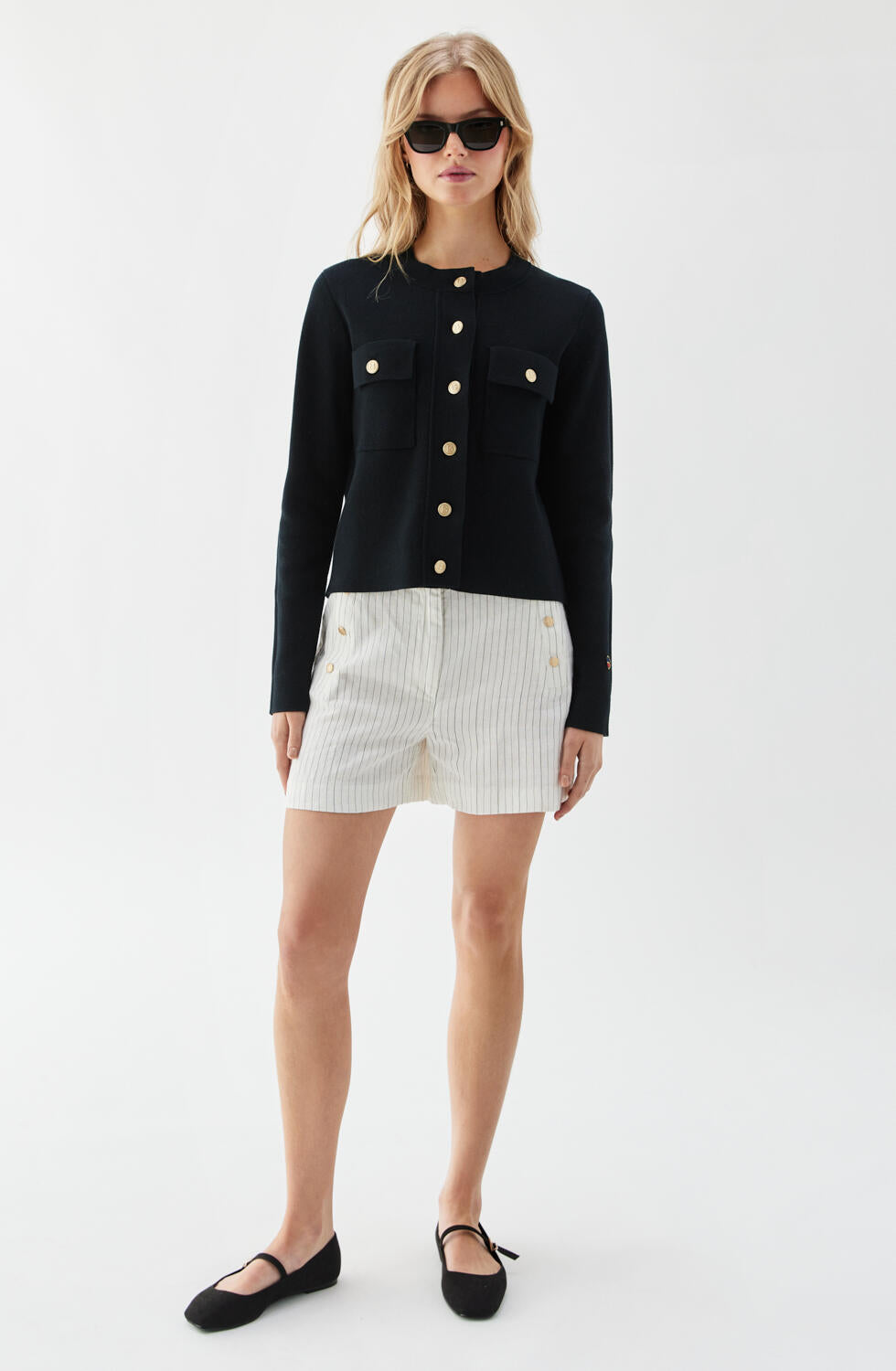 Busnel Allie Cardigan Marine - ZhosLaila