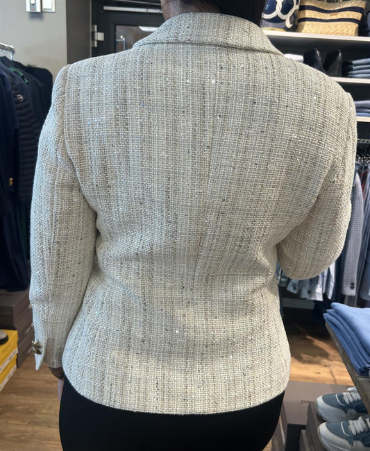 Tagliatore Jewel jakke Off-White - ZhosLaila