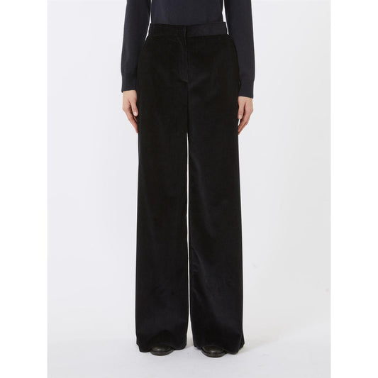 Faretra utsvingte fløyelsbukser Midnightblue - ZhosLaila