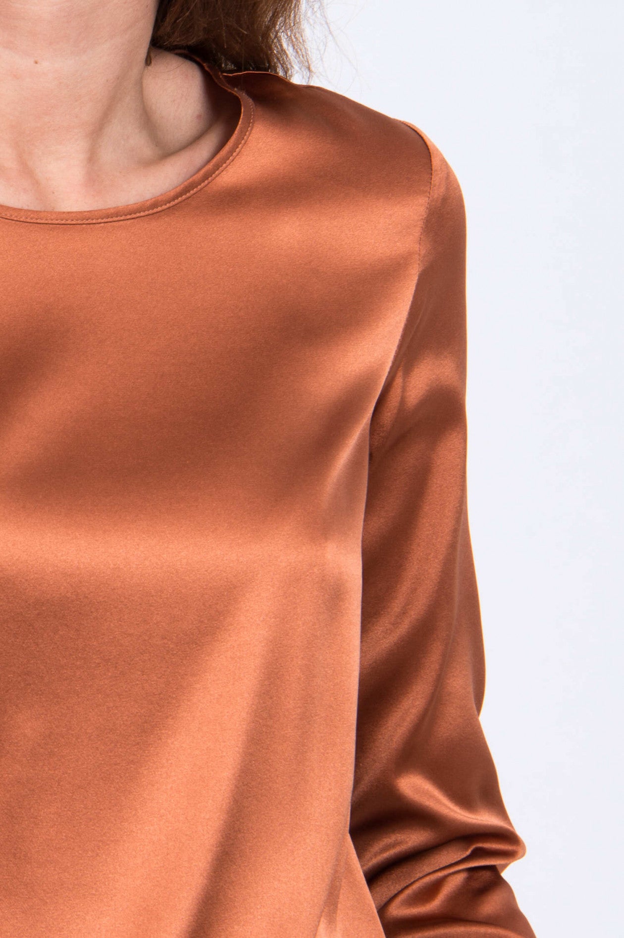 Max Mara Moldava silke topp stretch