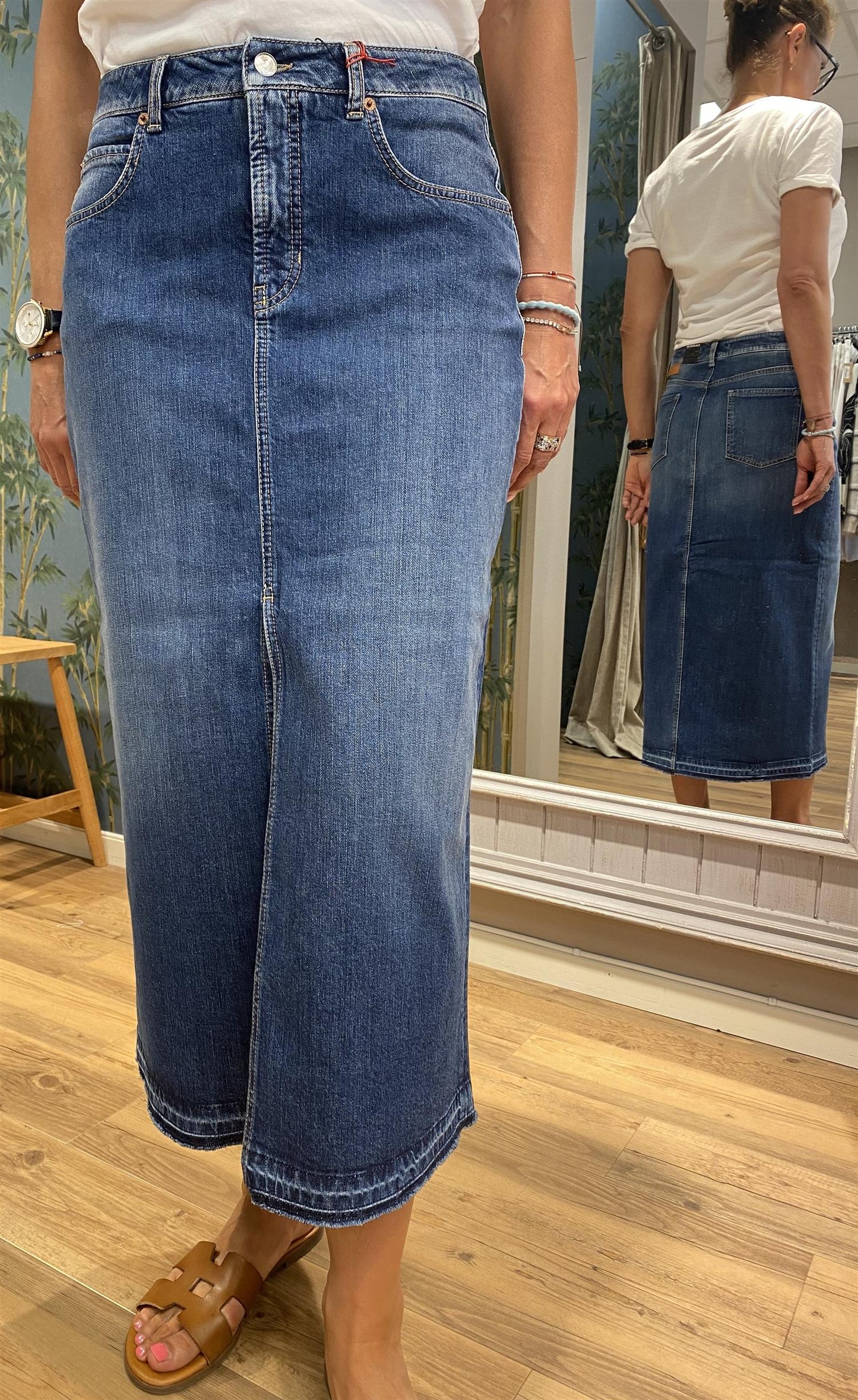 Cambio Hailey Denim skjørt - ZhosLaila