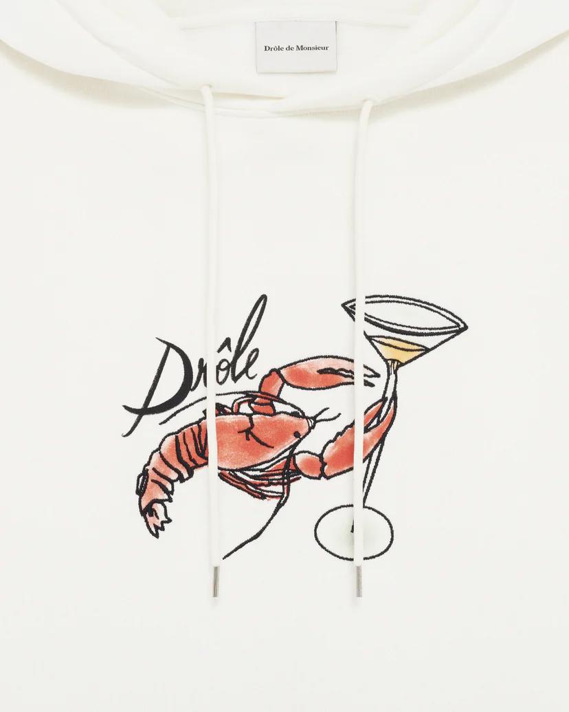 Drôle de Monsieur Le Hoodie Lobster Off-white
