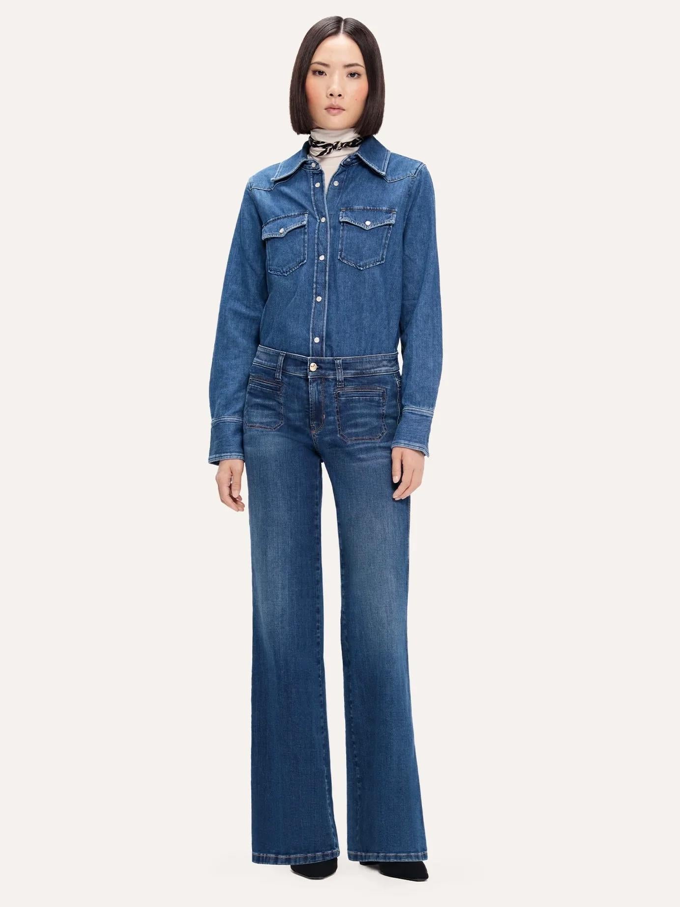 Cambio Tess Wide leg jeans