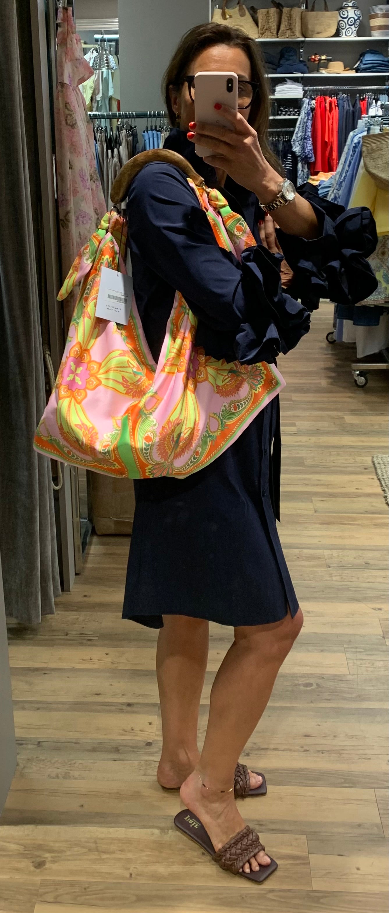 Simplicity Scarf Bag Rosa 80x40cm