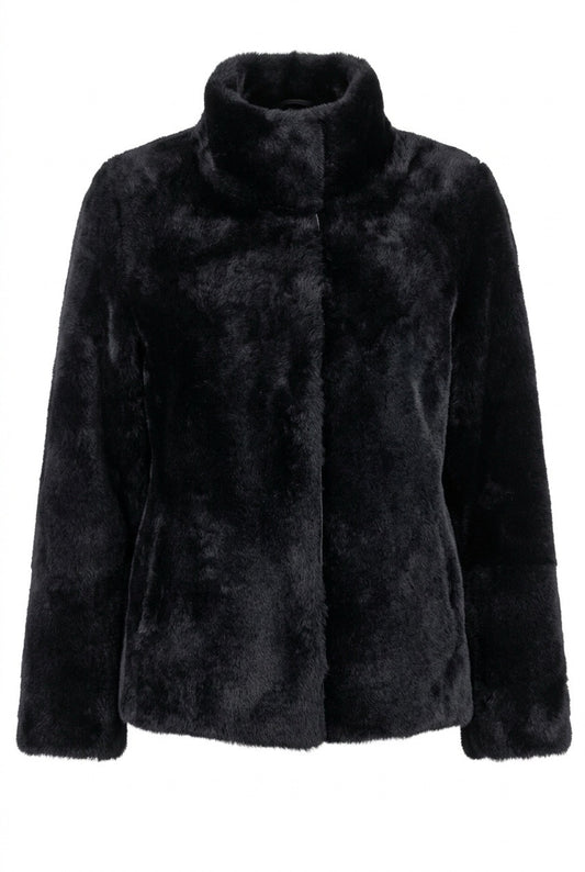 Elin Shearling lam 65cm cacao/black