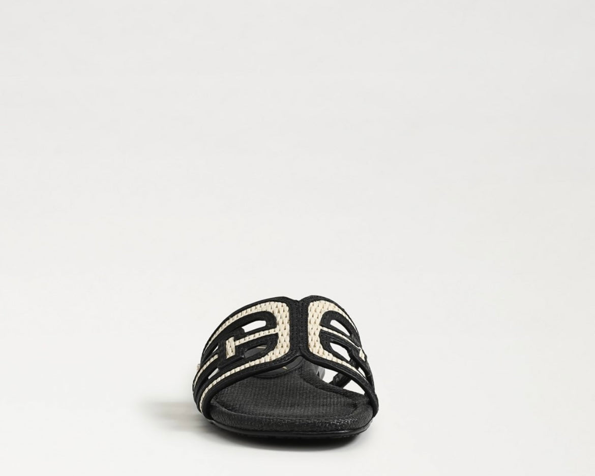 Sam Edelman Bay Raffia sandaler Sorte - ZhosLaila