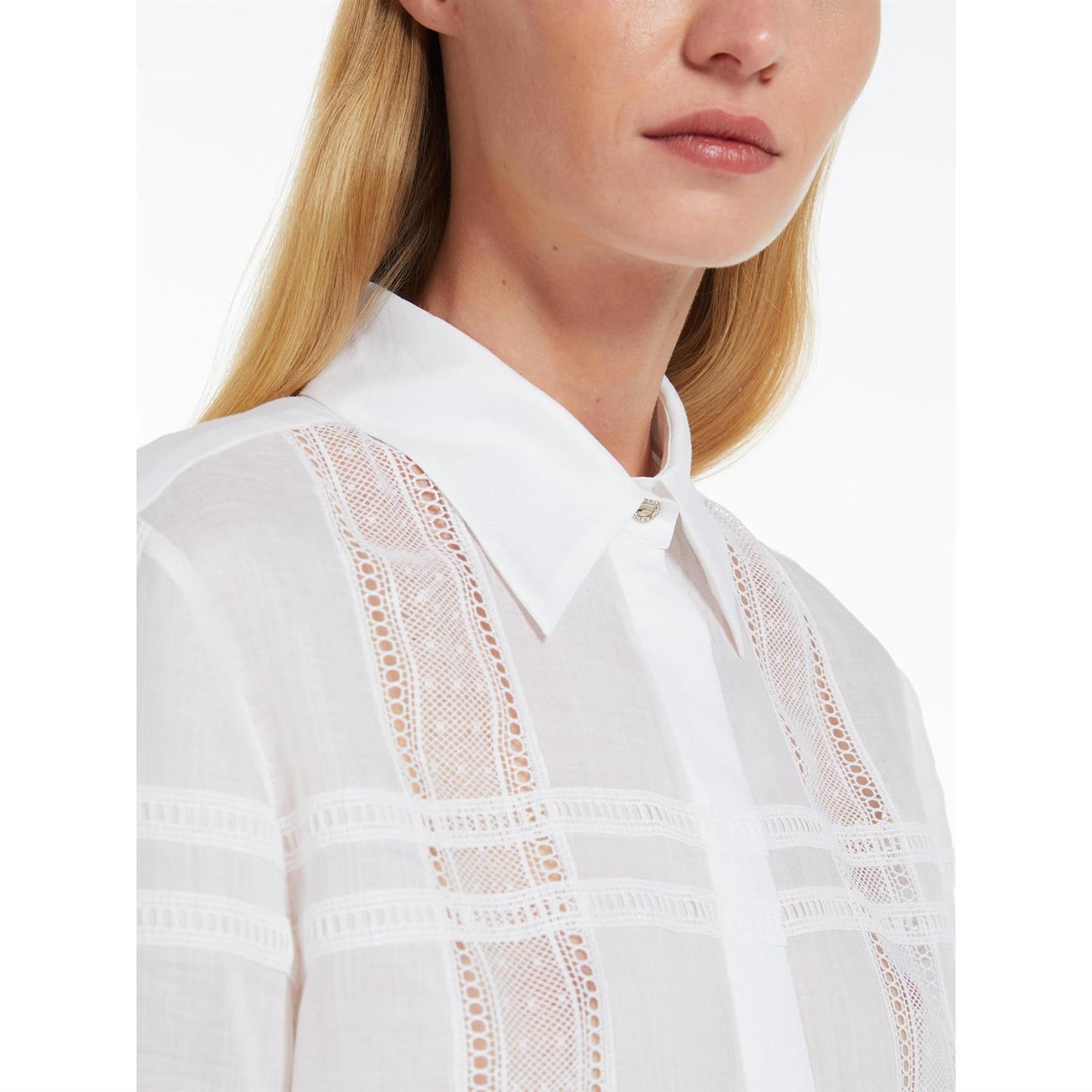 Max Mara Studio Tequila Bluse Hvit - ZhosLaila