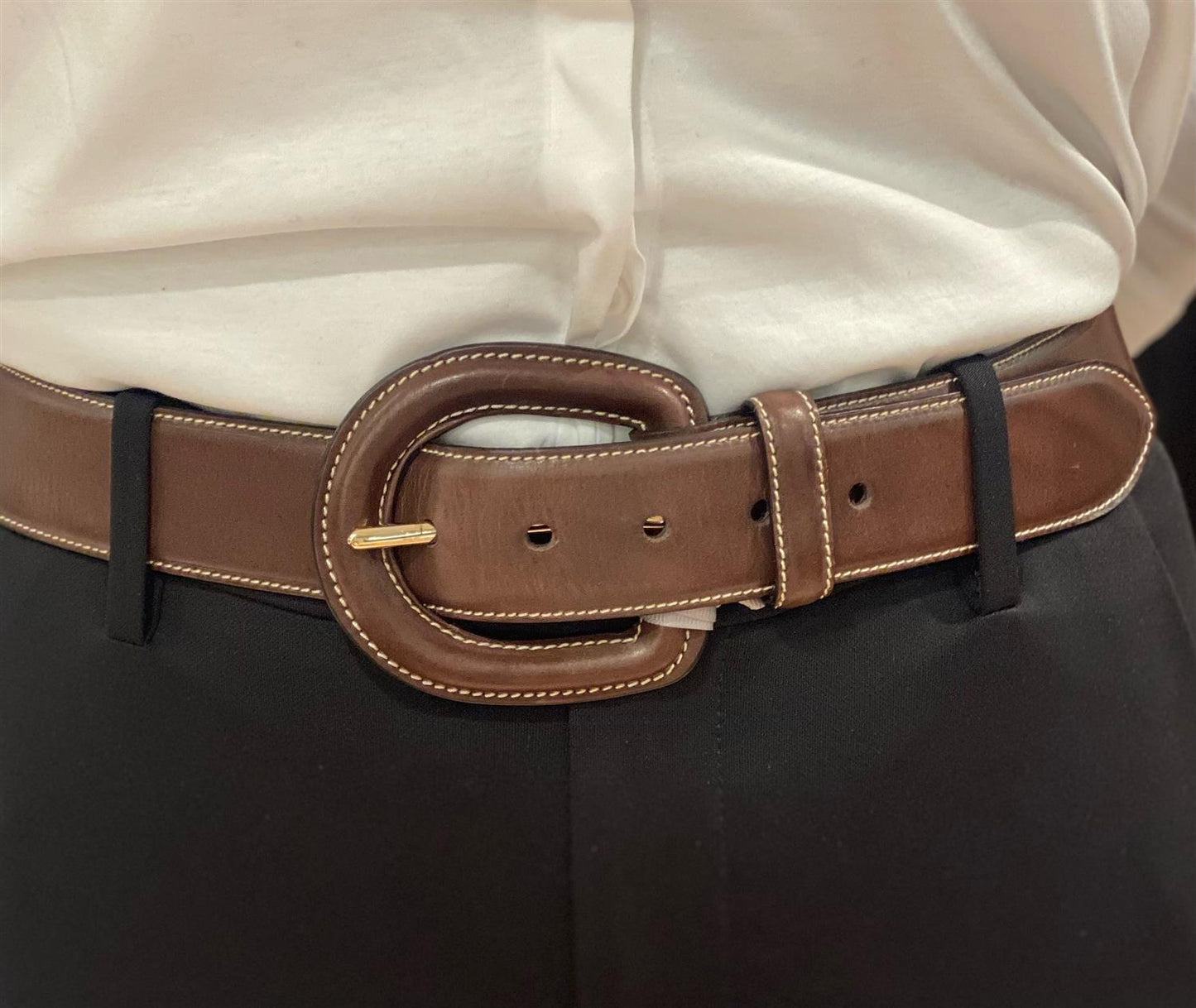 Gavazzeni Aloe Fango Belte Mørkebrun Bredde 4cm - ZhosLaila