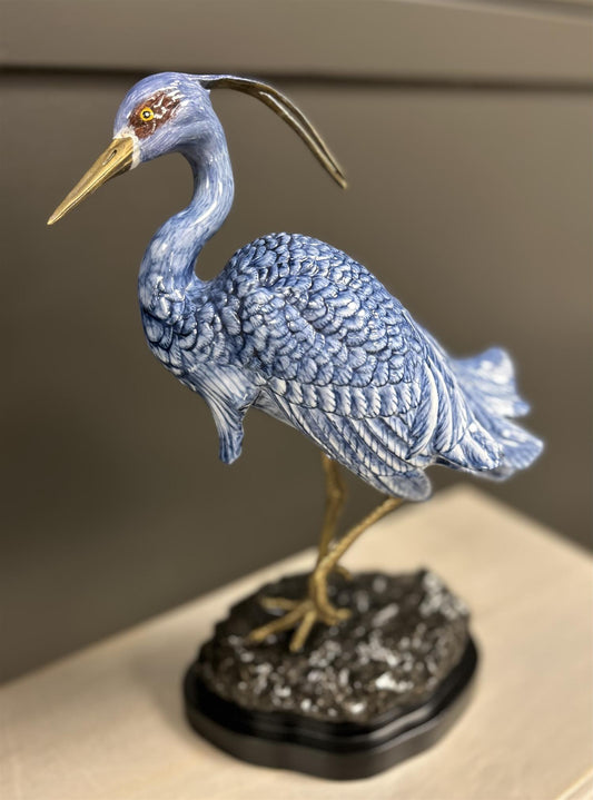 G&C Blue Egret H:33cm - ZhosLaila