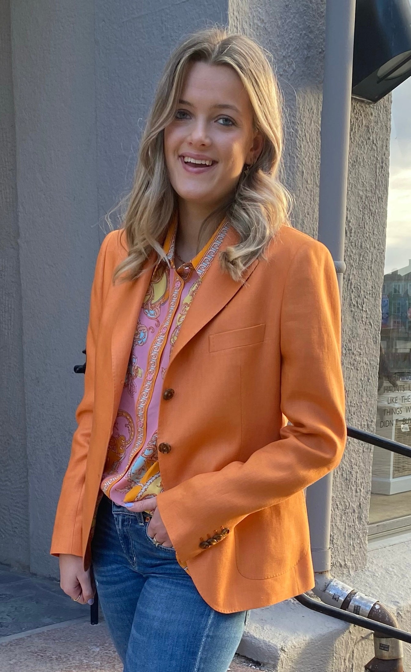 Tagliatore Jackie Blazer Lin Oransje