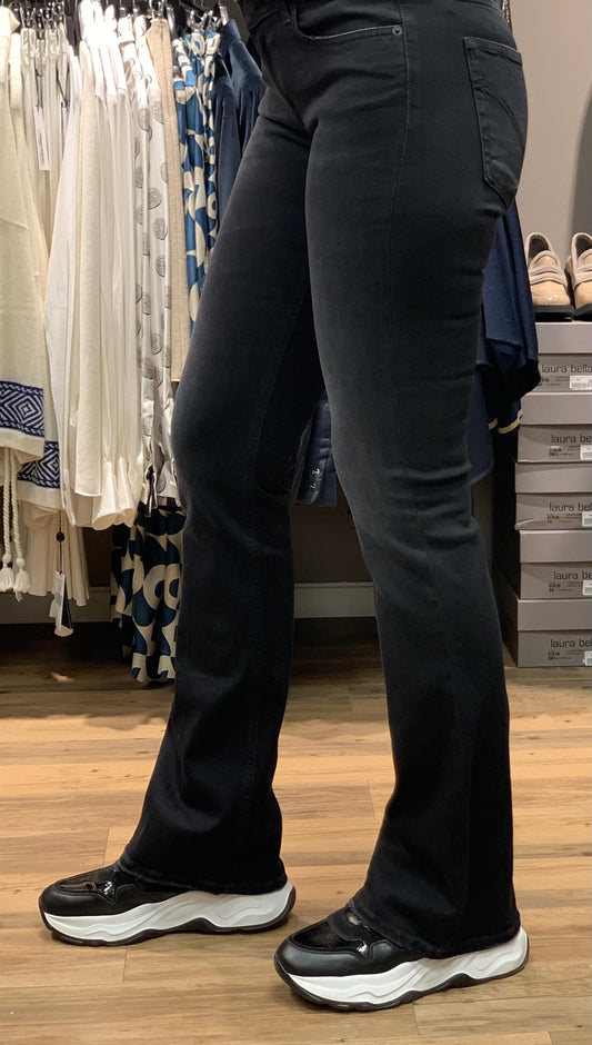 Dondup Demin med Boot-Cut Sort - ZhosLaila