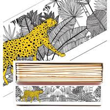 Cheetah in White Jungle Fyrstikker 29cm - ZhosLaila