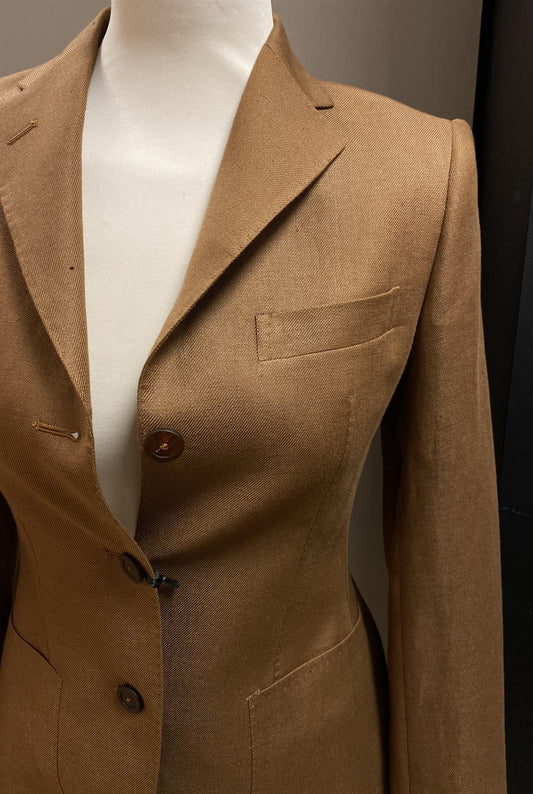 Tagliatore Jackie linjakke Camel - ZhosLaila