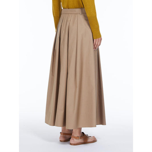 S Max Mara Moira Skjørt Camel - ZhosLaila
