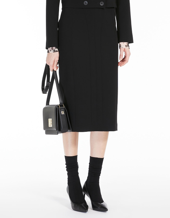 Max Mara Studio Canditi Skjørt Sort - ZhosLaila