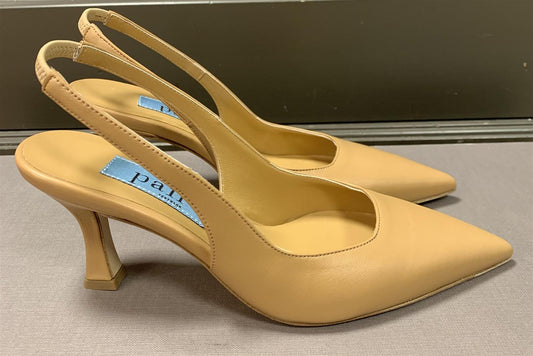 A pair Slingback plain beige Sko - ZhosLaila
