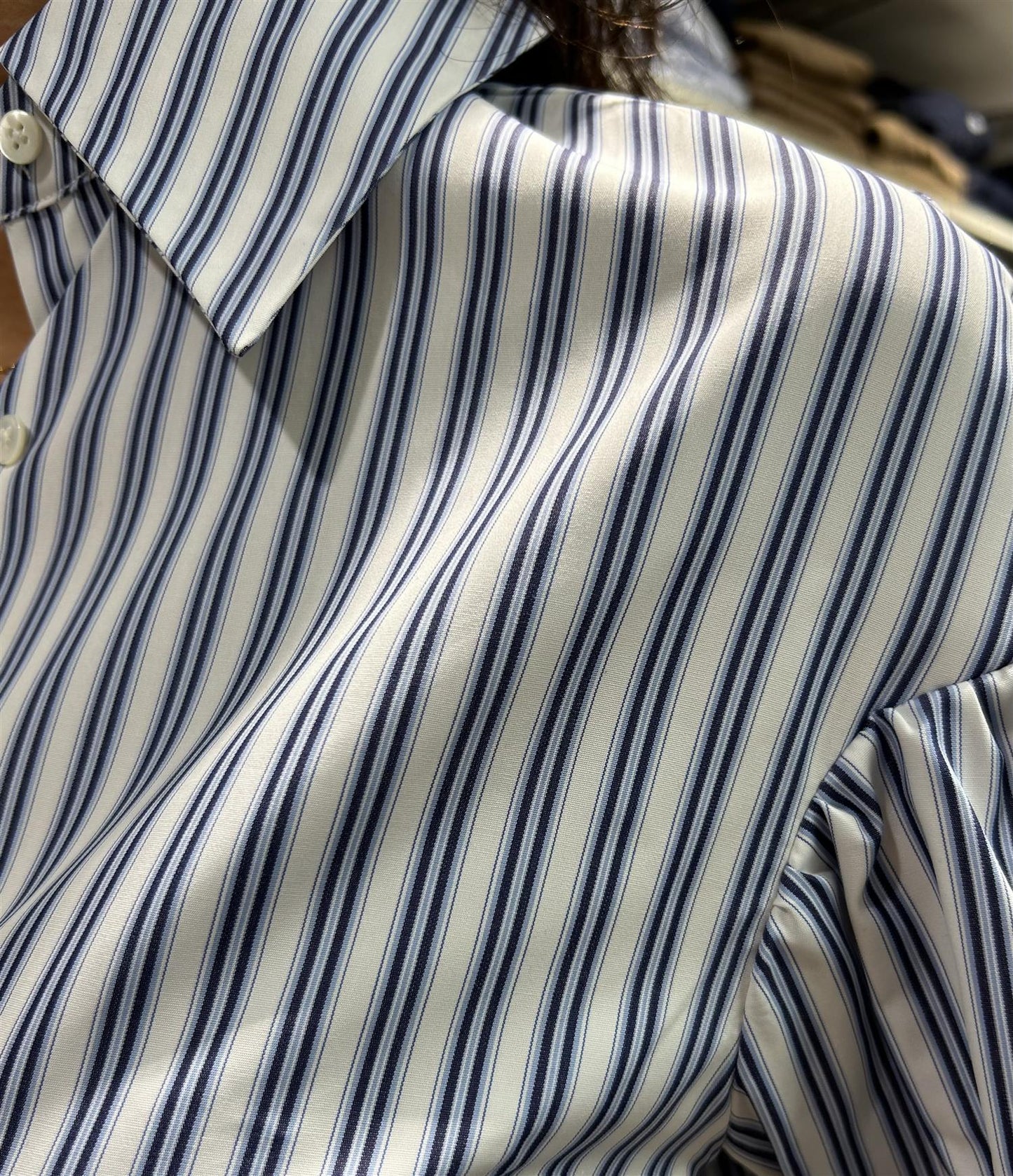 Borsa Dora Skjorte Striper Blå
