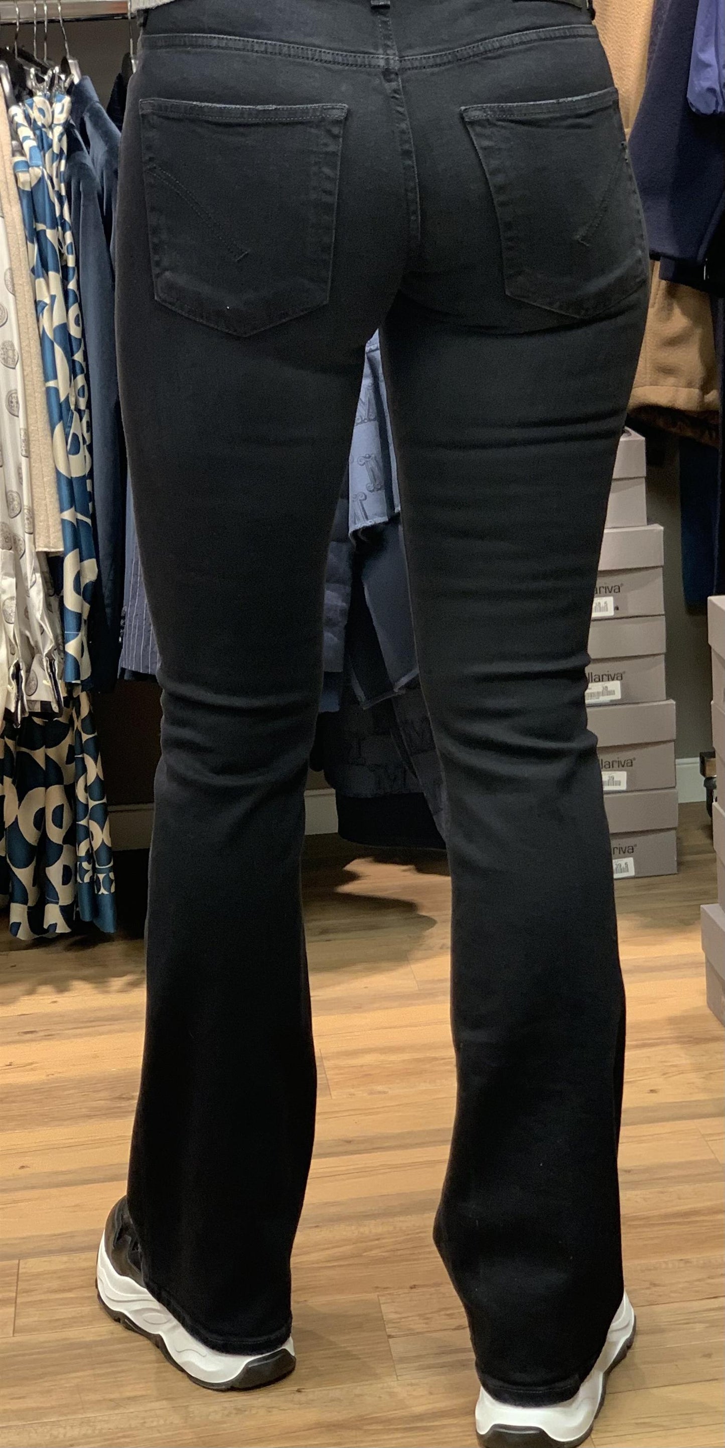 Dondup Demin med Boot-Cut Sort - ZhosLaila