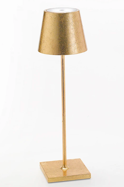 Poldina ladbar bordlampe Gull H:38,5cm