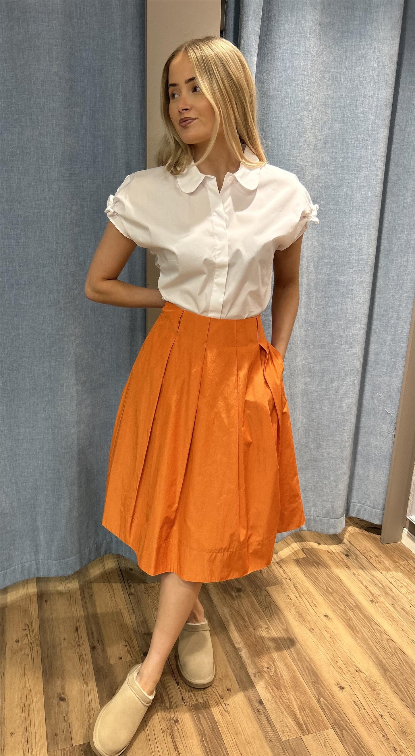 Stella skjørt oransje