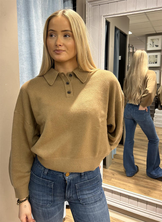 Lisa Yang Etta genser Camel