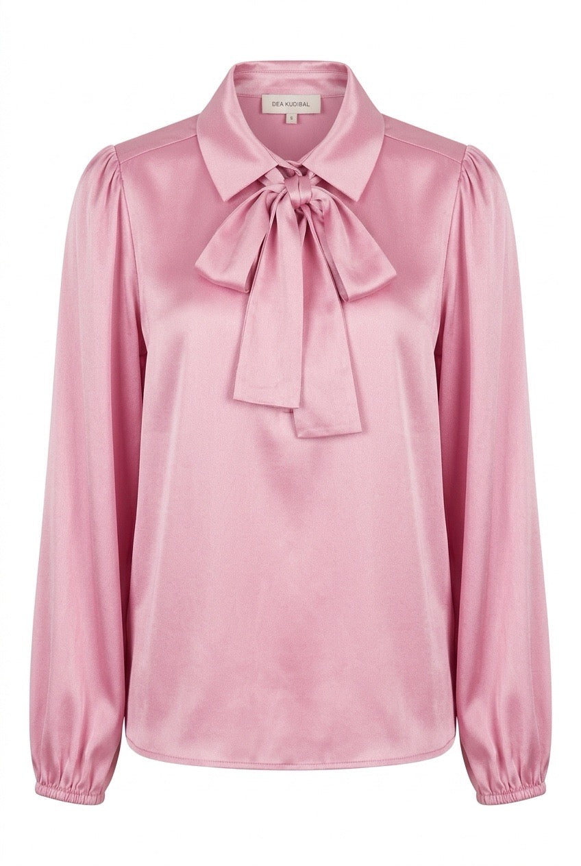 Annabelle silkebluse Rosa