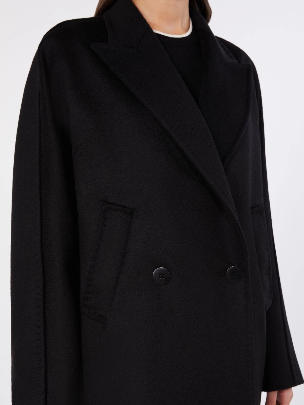 Max Mara Mastro dobbeltspent ullkåpe Sort