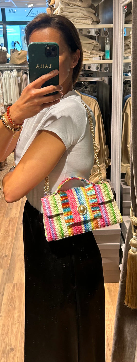 Kooreloo Mini Noble veske Raffia