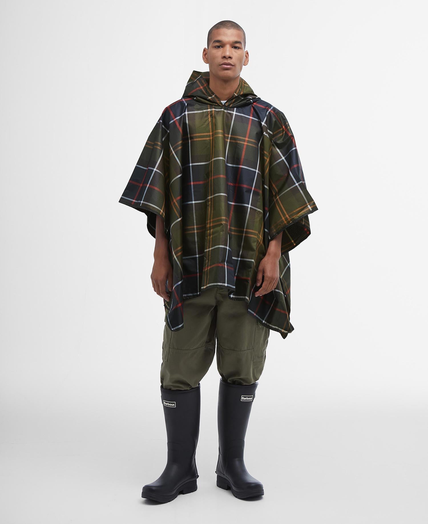 Barbour Tartan vanntett Poncho Unisex - ZhosLaila