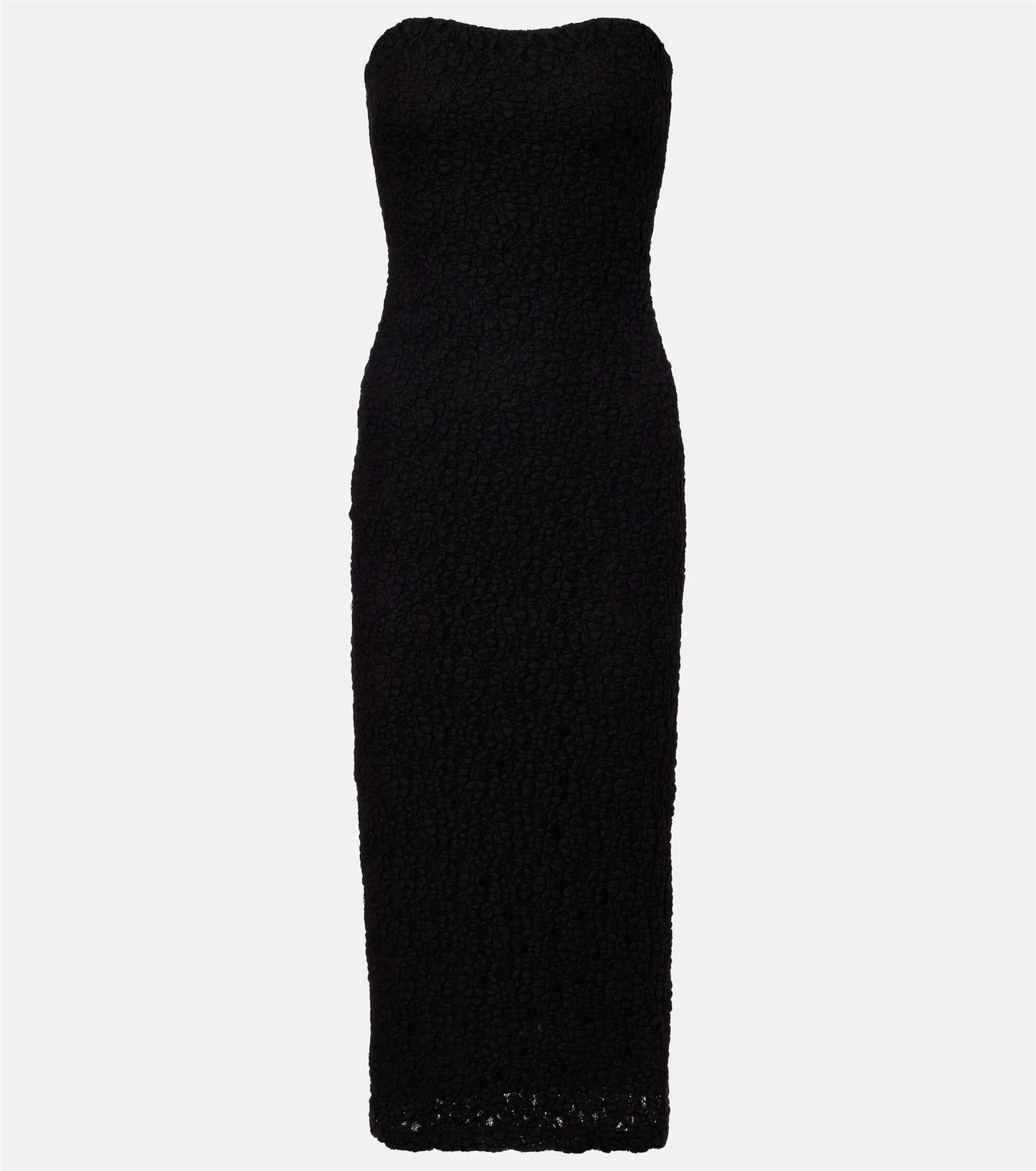 Max Mara Luciana Elegant stroppeløs midikjole