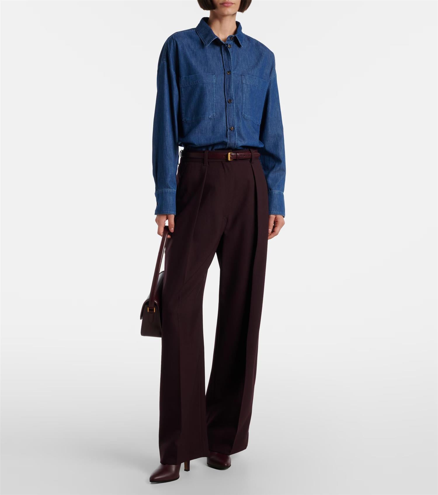 Max Mara S Ginny denimskjorte - ZhosLaila