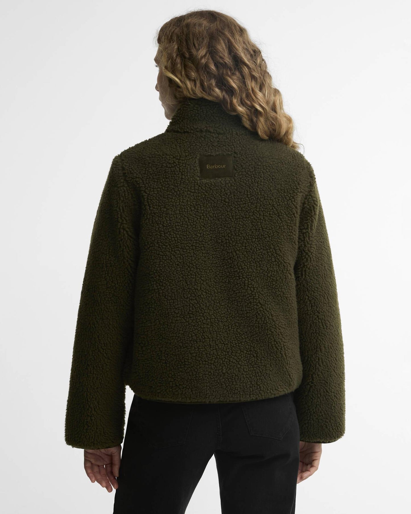 Barbour Elenora fleecejakke Oliven