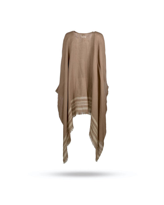 Max Mara Beachwear Falla Poncho Beige